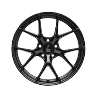 Lenso Dyna Satin Black Wheels (20x9 +20)  [WHEEL KIT, QTY: 4]