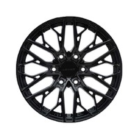 Lenso Ventus Satin Black Wheels (18x9 +15)  [WHEEL KIT, QTY: 4]