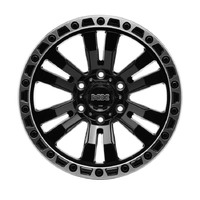 Lenso Brutal Gloss Black Edge Polish Wheels (18x9 +20)  [WHEEL KIT, QTY: 4]