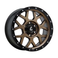 Lenso Polaris Dirty Bronze Wheels (17x9 +18) [Single Wheel]