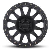 Method MR304 Double Standard Matte Black Wheels (18x9 +18)  [WHEEL KIT, QTY: 4]