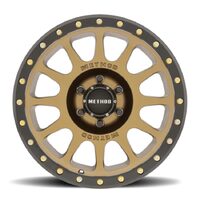 Method MR305 NV Method Bronze - Matte Black Lip Wheels (20x9 +18)  [WHEEL KIT, QTY: 4]