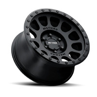 Method MR305 NV Matte Black - Gloss Black Lip Wheels (17x8.5 +25)  [WHEEL KIT, QTY: 4]