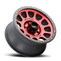 Method ZMR305 NV Red Tinted Clear Coat Wheels (18x9 +18)  [WHEEL KIT, QTY: 4]