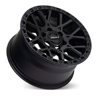 ROH Crawler Matt Black Wheels (17x9 +25)  [WHEEL KIT, QTY: 4]