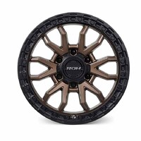 ROH Raid Matt Black Bronze Wheels (18x9 +25)  [WHEEL KIT, QTY: 4]