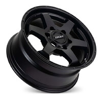 ROH Torque Matt Black Wheels (17x8 +30)  [WHEEL KIT, QTY: 4]