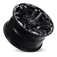 ROH Vapour Matt Black Machined Wheels (17x8 +30)  [WHEEL KIT, QTY: 4]