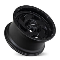 ROH Vulcan Matt Black Wheels (17x9 +35)  [WHEEL KIT, QTY: 4]