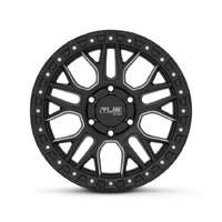 TUS Offroad Lightning Gloss Black w/ Machined Spokes Wheels (18x9 +25)  [WHEEL KIT, QTY: 4]