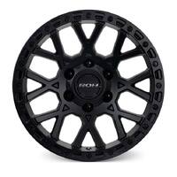 ROH Crawler Matt Black Wheels (17x9 +25)  [WHEEL KIT, QTY: 4]