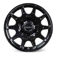 ROH Invader Matt Black Wheels (17x9 +25)  [WHEEL KIT, QTY: 4]