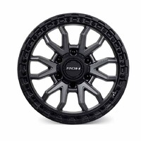 ROH Raid Matt Black Graphite Wheels (17x9 +25) [Single Wheel]