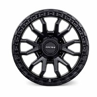 ROH Raid Matt Black Wheels (17x9 +25)  [WHEEL KIT, QTY: 4]