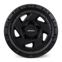 ROH Vulcan Matt Black Wheels (17x9 +35)  [WHEEL KIT, QTY: 4]