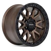 ROH Raid Matt Black Bronze Wheels (18x9 +35) [Single Wheel]