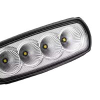 STEDI 2 Pack 20W LED Work Light Slim Black