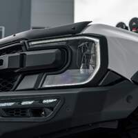 TerraTrex Headlight Accent Trim Cover - Matte Black (Next Gen Ranger / Raptor / Everest)