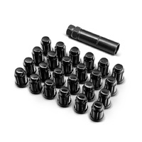 Gorilla Black Lug Nuts 24 Piece 12x1.50 Spline + Key (Next Gen Ranger / Raptor / Everest)