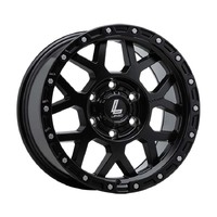 Lenso Polaris Satin Black Wheels (17x9 +18)