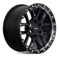 ROH Havoc Matt Black Machined Wheels (18x9 +25)