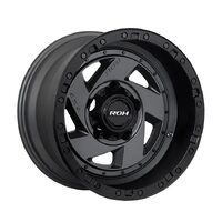 ROH Vulcan Matt Black Graphite Wheels (17x9 +35)