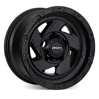 ROH Vulcan Matt Black Wheels (17x9 +35)