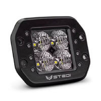 STEDI C-4 Black Edition Flush Mount LED Light - Flood