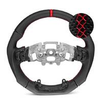 Trimmed Co. Full Leather w/ Perforated Grip Steering Wheel - Red (Next Gen Ranger Raptor)