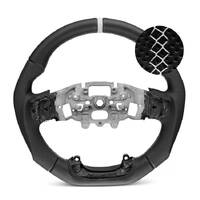 Trimmed Co. Full Leather w/ Perforated Grip Steering Wheel - White (Next Gen Ranger Raptor)