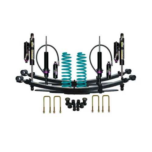 Dobinsons MRR Remote Reservoir 2" Lift Kit - 3 Way Adjustable (Next Gen Ranger) - Front: Bull Bar (40-70KG) [50mm Lift] | Rear: 280KG Constant [40mm L