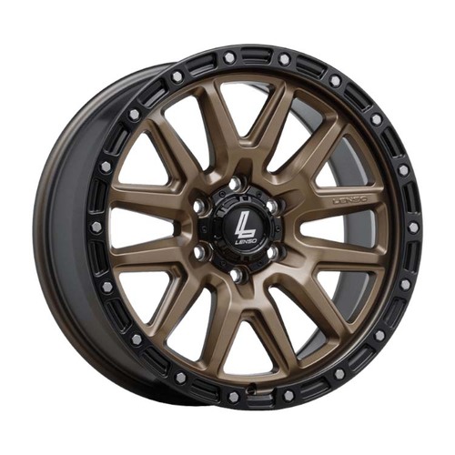 Lenso Marvel Dirty Bronze Wheels (17x9 +18)  [WHEEL KIT, QTY: 4]