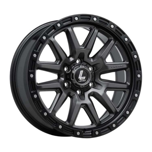 Lenso Marvel Graphite Grey Wheels (17x9 +18) [Single Wheel]