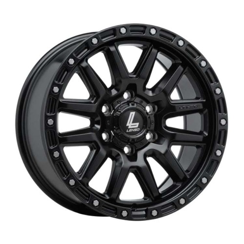 Lenso Marvel Satin Black Wheels (17x9 +18) [Single Wheel]