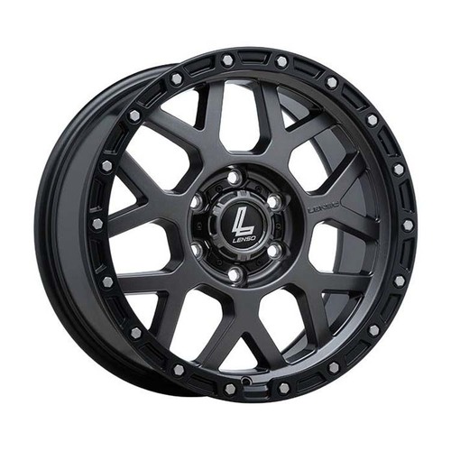 Lenso Polaris Graphite Grey Wheels (17x9 +18) [Single Wheel]