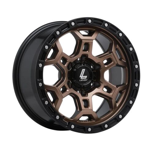 Lenso Argo Dirty Bronze Wheels (17x9 +12)  [WHEEL KIT, QTY: 4]