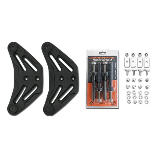 MAXTRAX Universal Flat Rack Mount with Hybrid Mounting Pins