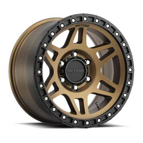 Method MR312 Method Bronze - Matte Black Lip Wheels (18x9 +18)  [WHEEL KIT, QTY: 4]