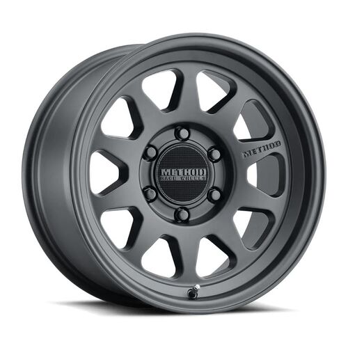 Method MR316 Matte Black Wheels (18x9 +18)  [WHEEL KIT, QTY: 4]