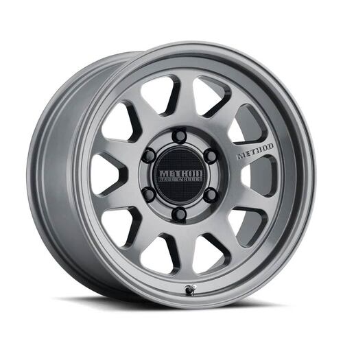 Method MR316 Gloss Titanium Wheels (18x9 +18)  [WHEEL KIT, QTY: 4]