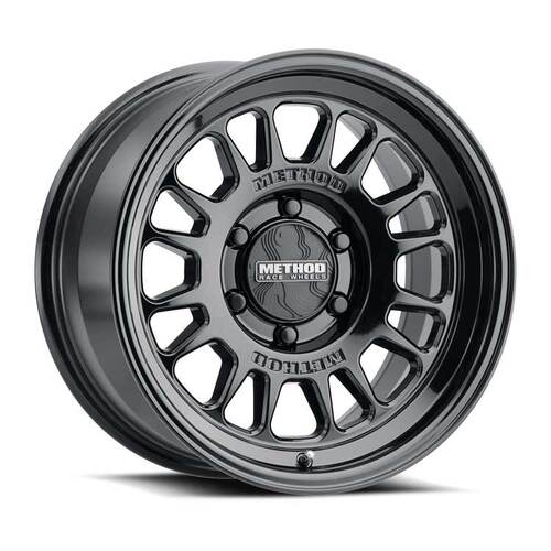 Method MR318 Gloss Black Wheels (17x8.5 +25)  [WHEEL KIT, QTY: 4]