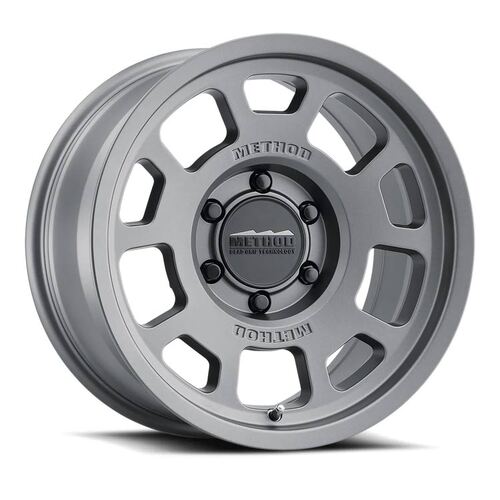 Method MR705 Bead Grip Titanium Wheels (17x8.5 +35)  [WHEEL KIT, QTY: 4]