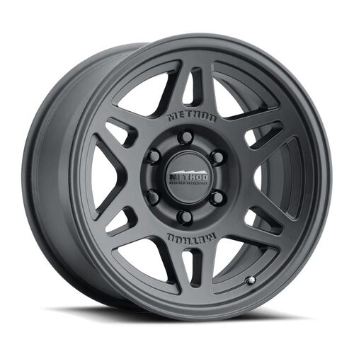 Method MR706 Bead Grip Matte Black Wheels (17x8.5 +35)  [WHEEL KIT, QTY: 4]