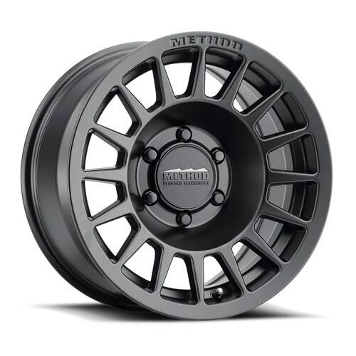 Method MR707 Bead Grip Matte Black Wheels (17x8.5 +25)  [WHEEL KIT, QTY: 4]