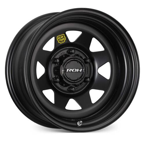 ROH Trak2 Black Wheels (17x7 +30)  [WHEEL KIT, QTY: 4]