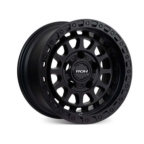 ROH Assault Matt Black Wheels (17x9 +25) [Single Wheel]