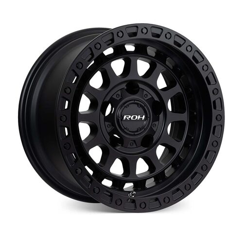 ROH Assault Matt Black Wheels (18x9 +25)  [WHEEL KIT, QTY: 4]