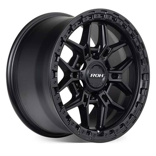 ROH Axe Matt Black Wheels (17x9 +35) [Single Wheel]