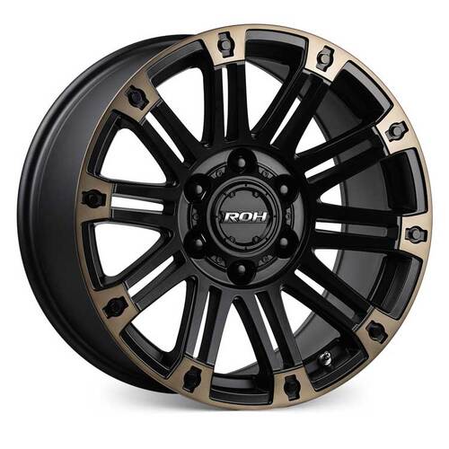 ROH Hostile Black Bronze Tint Wheels (18x9 +25) [Single Wheel]