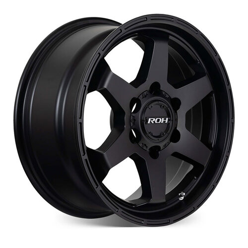 ROH Torque Matt Black Wheels (17x8 +30)  [WHEEL KIT, QTY: 4]